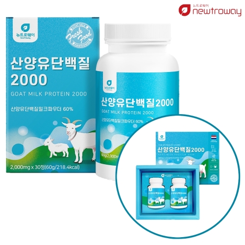원네스팜 뉴트로웨이 산양유단백질2000 2000mg 30정 (1개)