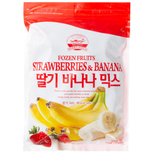 베리필드 딸기 바나나 믹스 1kg (2개)_이미지