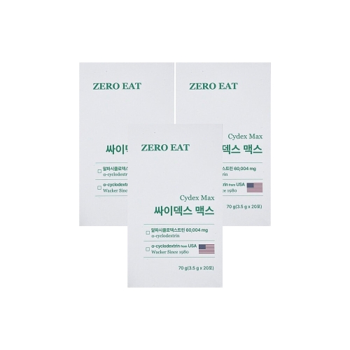 [불명] 바이오네틱 싸이덱스 맥스 20포 (3개)