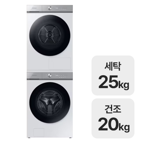 삼성전자 비스포크 AI WF25B9600KW + DV20B9760CW_이미지