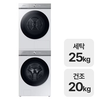 삼성전자 비스포크 AI WF25B9600KW + DV20B9760CW