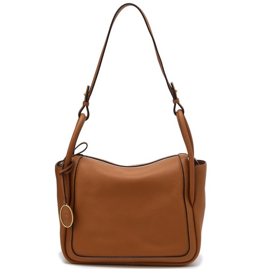 헤지스ACC 아카이브H 오벌 장식 레더 토트겸 숄더백 L HIBA4E162W2