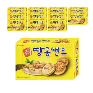 국희 크라운 국희땅콩샌드  372gx12개 1BOX