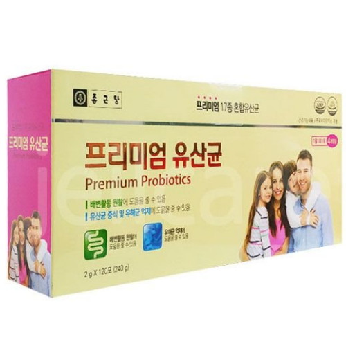 종근당건강 프리미엄 유산균 120포 (1개)