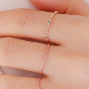 헤스티아 핸드메이드+쇼핑백/Fortuna/ Skye 925 Silver Ring RR-60339_이미지