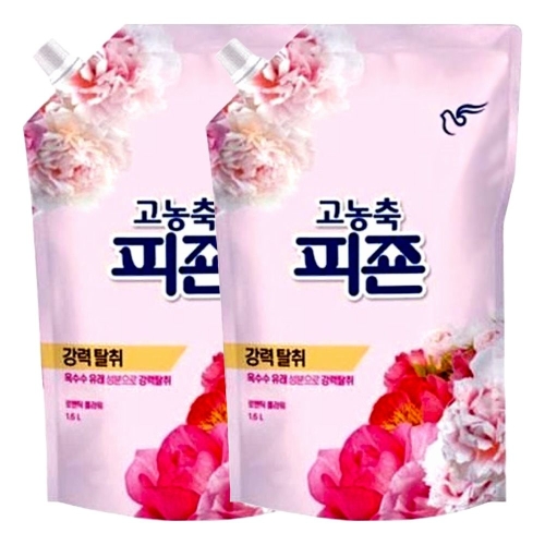 피죤 로맨틱 플라워 리필 1.6L (2개)_이미지