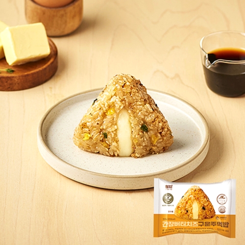 엄지식품 간장버터치즈 구운 주먹밥 100g (20개)