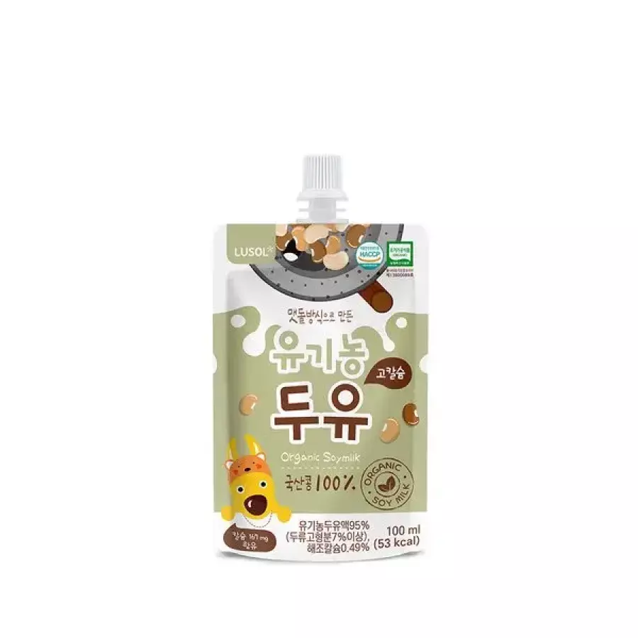 루솔 맷돌방식 유기농 두유 100ml (10개)_이미지
