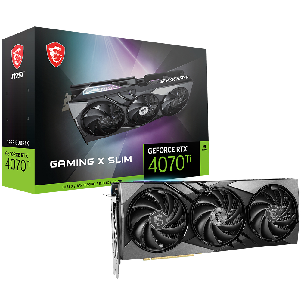 MSI 지포스 RTX 4070 Ti 게이밍 X 슬림 D6X 12GB 트라이프로져3_이미지
