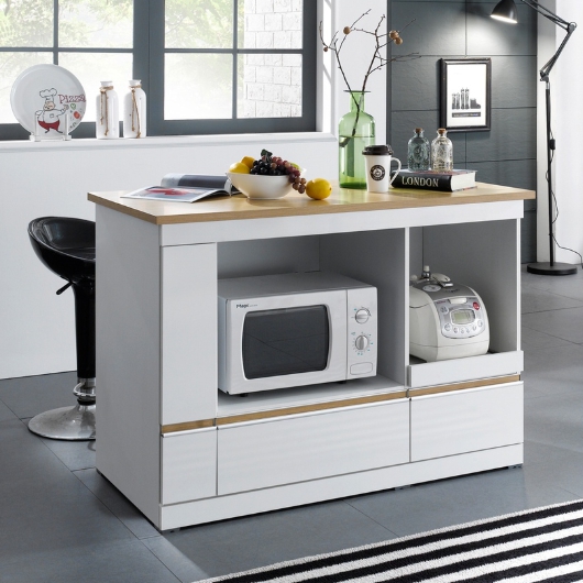 아이앤 레디아 광파오븐 홈바 식탁 1200 (의자별도)