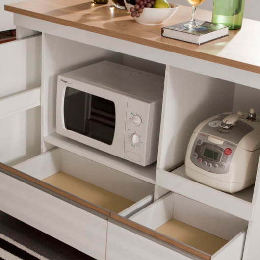 아이앤 레디아 광파오븐 홈바 식탁 1200 (의자별도)_이미지