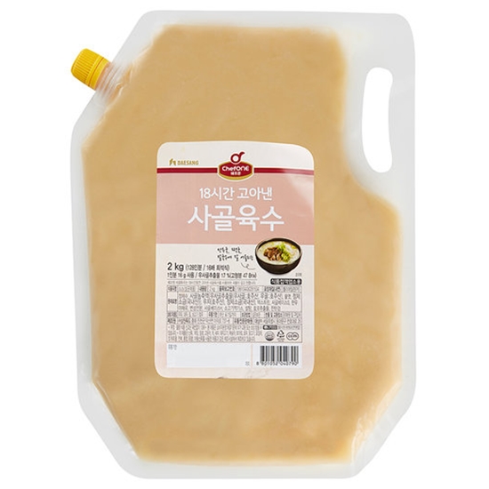 쉐프원 18시간 고아낸 사골육수 2kg (1개)_이미지