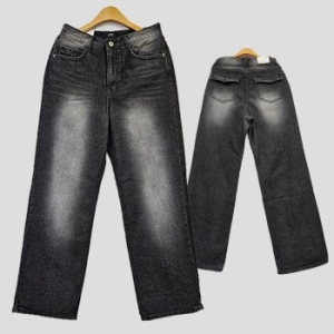 빅사이즈바지 T471L510 스피크기모워싱통팬츠 CA