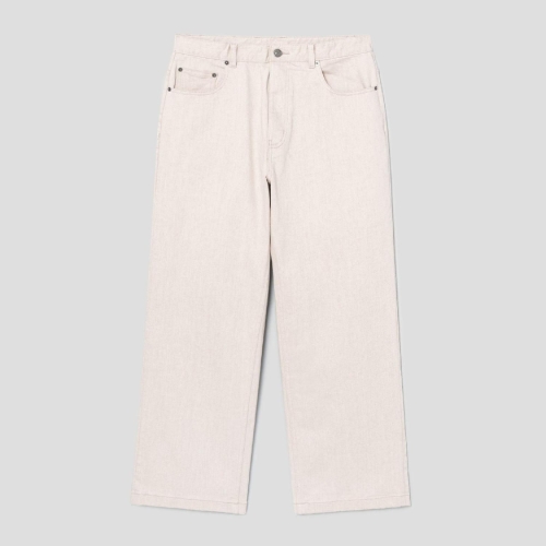 Shift.G Washed Wide Denim Pants Ivory GS5821DW10