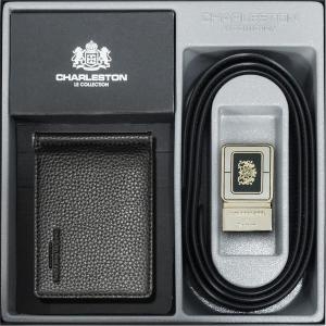 4BC7CD 찰스톤 지갑 벨트 소가죽 세트 기념 행사 선물 양복 정장 남성 생일 가치 이벤트 명절 럭셔리 고급 모던 승진 ..