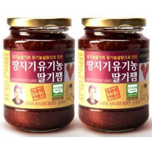 땅지기 유기농 딸기쨈 600g (2개)_이미지