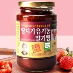 땅지기 유기농 딸기쨈 600g (2개)
