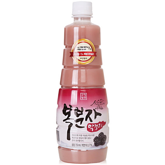 국순당(고창명주) 선운산의 아침 복분자 막걸리 750ml (6개)_이미지