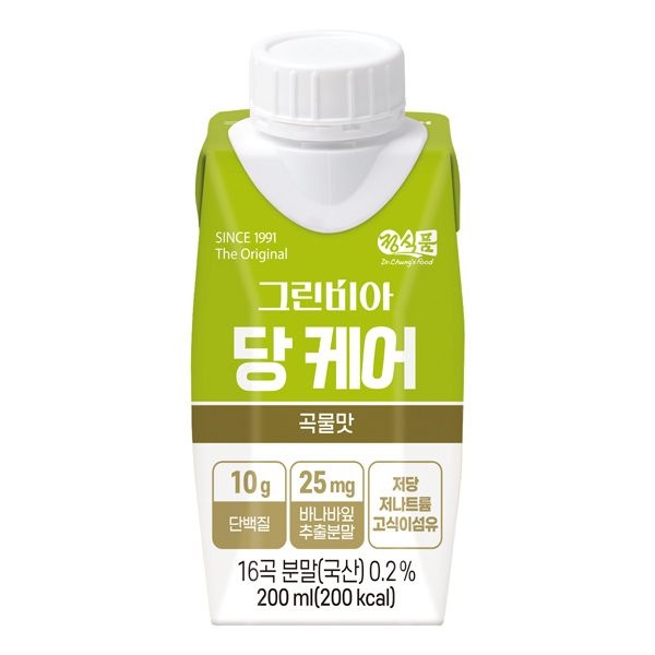 정식품 그린비아 당 케어 곡물맛 200ml (72개)