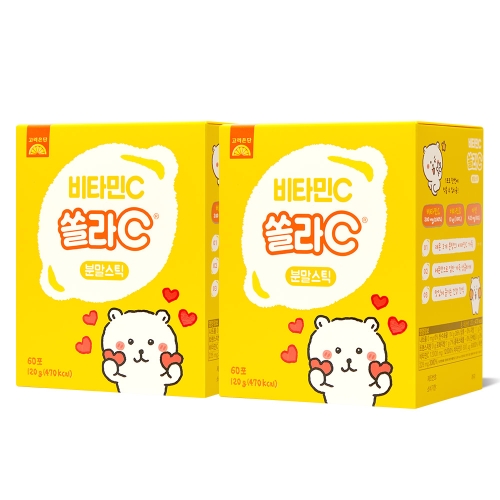 고려은단 비타민C 쏠라C 분말스틱 60포