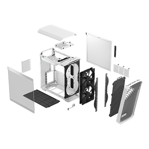 Fractal Design Torrent Compact White TG Clear Tint_이미지