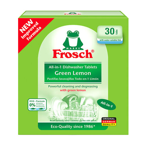 프로쉬 식기세척기세제 그린레몬 30개입 (10개)_이미지