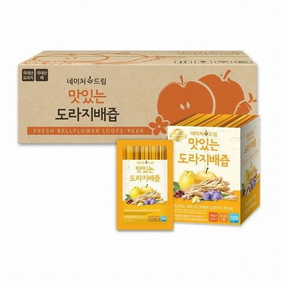 네이처드림 맛있는 도라지배즙 80ml 100포 (1개)_이미지