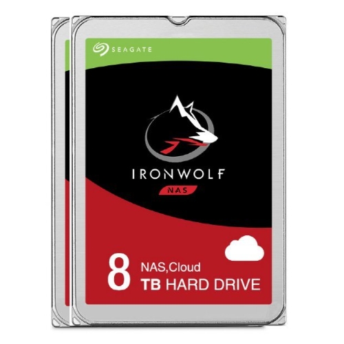 Seagate IronWolf 패키지 7200/256M ST8000VN004 (2x8TB)