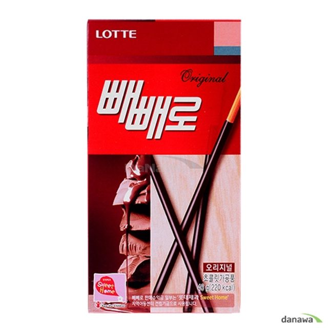 롯데웰푸드 오리지널 빼빼로 46g (40개)_이미지