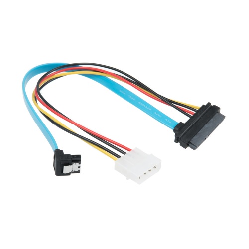 라이트컴 COMS TB387 SATA+IDE 4핀 to SATA 22핀 케이블 (0.3m)
