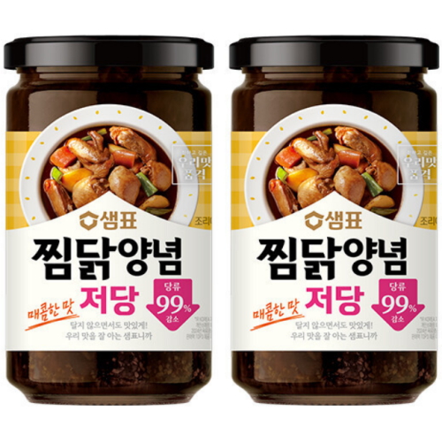 샘표 저당 찜닭양념 420g(2개)