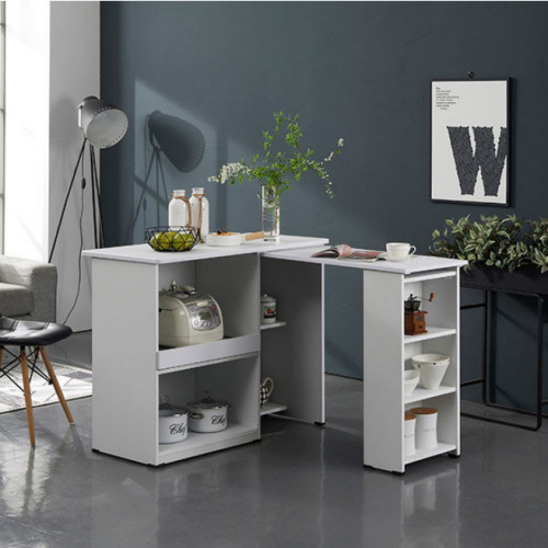 다오름 다움 ㄱ자 확장형 아일랜드 식탁