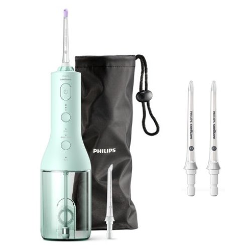 필립스 소닉케어 무선 파워플로서 시리즈 3000 HX3826/34 (1개+노즐2개)_이미지