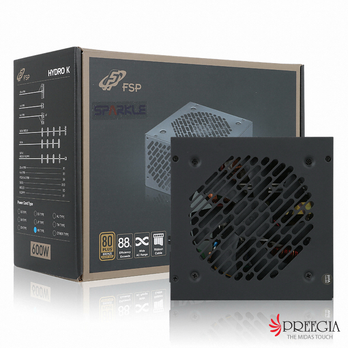 FSP Hydro K 600W 80PLUS브론즈 230V EU_이미지