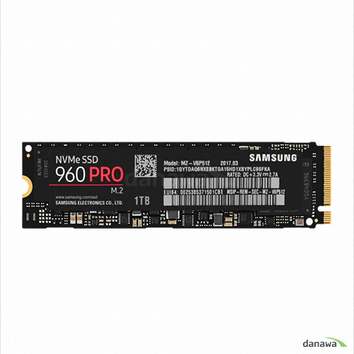 삼성전자 960 PRO M.2 NVMe (1TB)