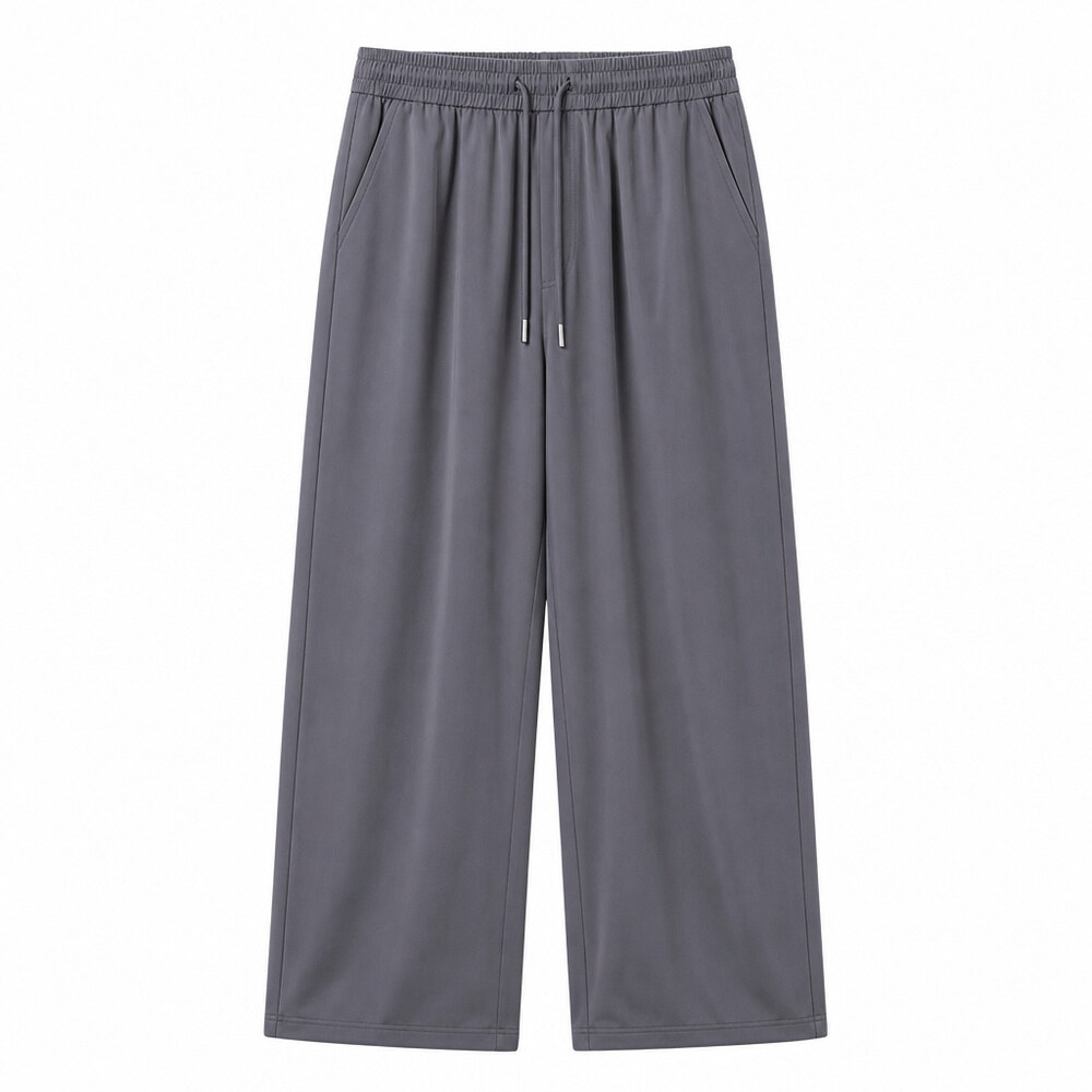  남성 리미드 데일리 와이드 밴딩 스트링 바지 ON-PTS-QWFP3VQ1