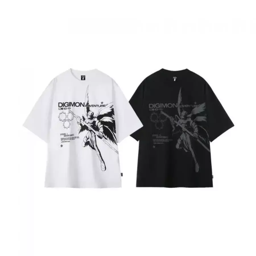 ODDSTUDIO 디지몬 어드벤처 Angemon Big Overfit T-shirt 2C오로 OLOR 1264603