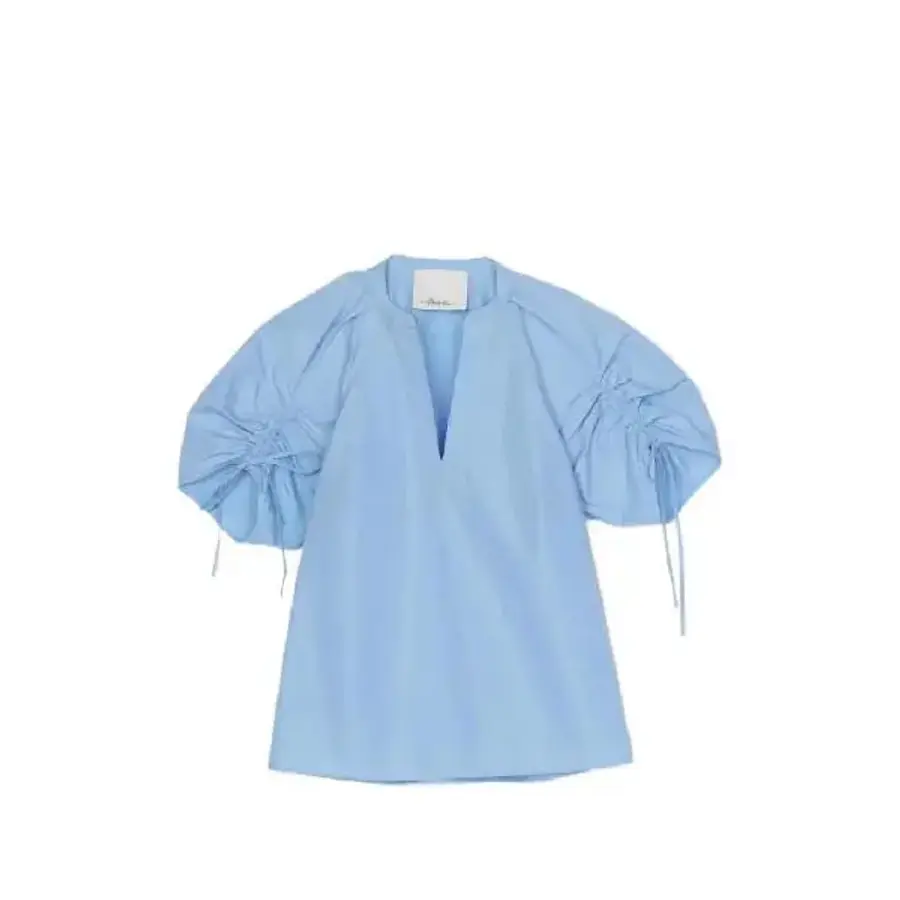 3.1필립림 31 V넥 드로스트링 탑 E26121773LCE T_이미지