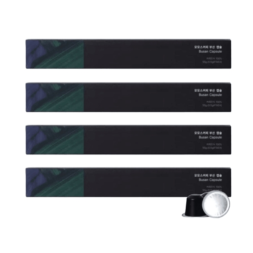 모모스커피 부산 블렌드 (네스프레소 호환) 캡슐커피 10캡슐 (4팩)_이미지