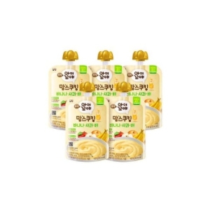 남양유업 맘스쿠킹 바나나 사과 배 100g (5개)_이미지