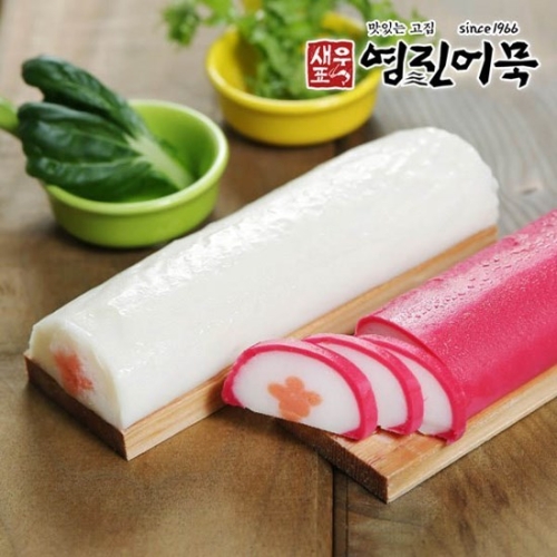 영진식품  부산 어묵 수제 찐어묵 하얀매화