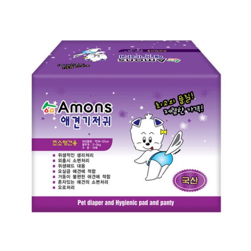 아몬스 애견기저귀 암컷용 초소형 10매 (10개)_이미지