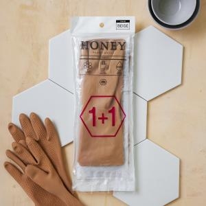 크린랲 허니 고무장갑 베이지 (중) (1켤레)_이미지