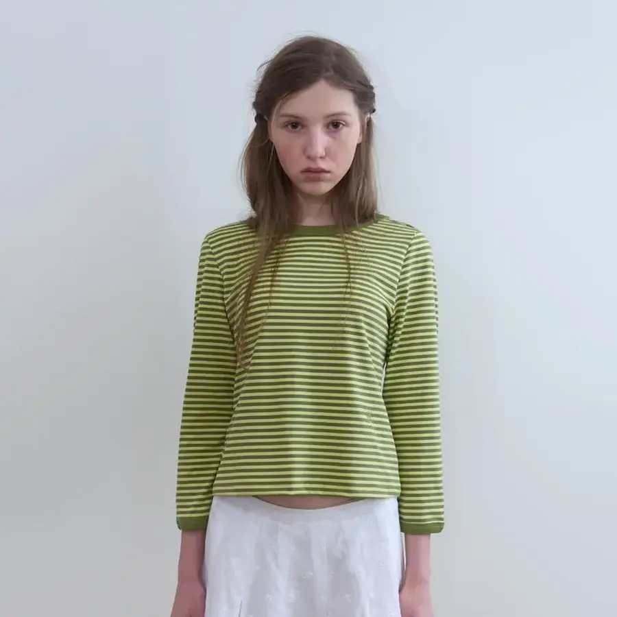 16일 예약 319. Shoulder Snap T _ Olive 3773854 409822