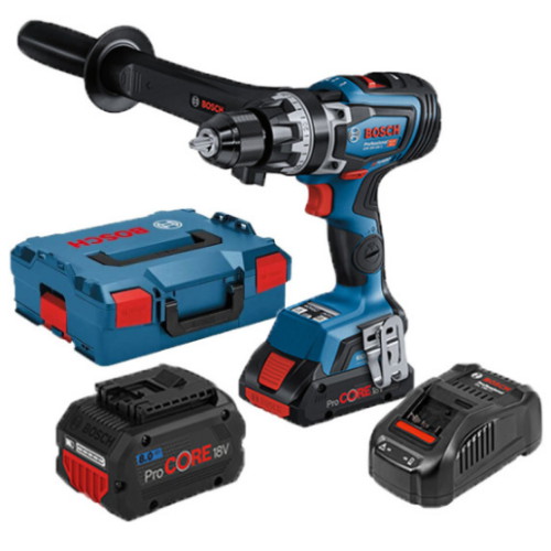 보쉬 GSR 18V-150 C (프로코어 4.0Ah+8.0Ah 배터리 2개)_이미지