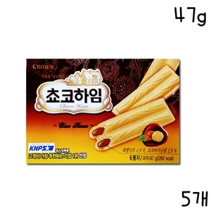 크라운제과 초코하임 47g (5개)