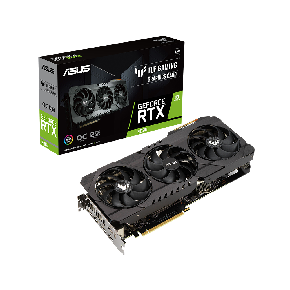 ASUS TUF Gaming 지포스 RTX 3080 O12G OC D6X 12GB