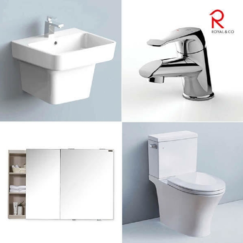 로얄앤컴퍼니 로얄R 양변기+세면기+수전+욕실장 세트이미지입니다. 누르면 해당 게시물로 새창이동합니다.