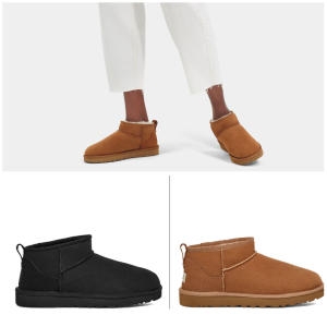 UGG 남성 플랫폼 무스탕 클래식 울트라 미니부츠_1137391(체스트넛)