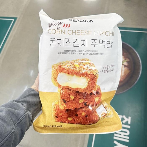 이마트 피코크 콘치즈 김치 주먹밥 500g (1개)_이미지